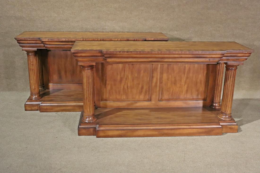 PAIR FEDERAL STYLE CONSOLE TABLES (1 of 20)