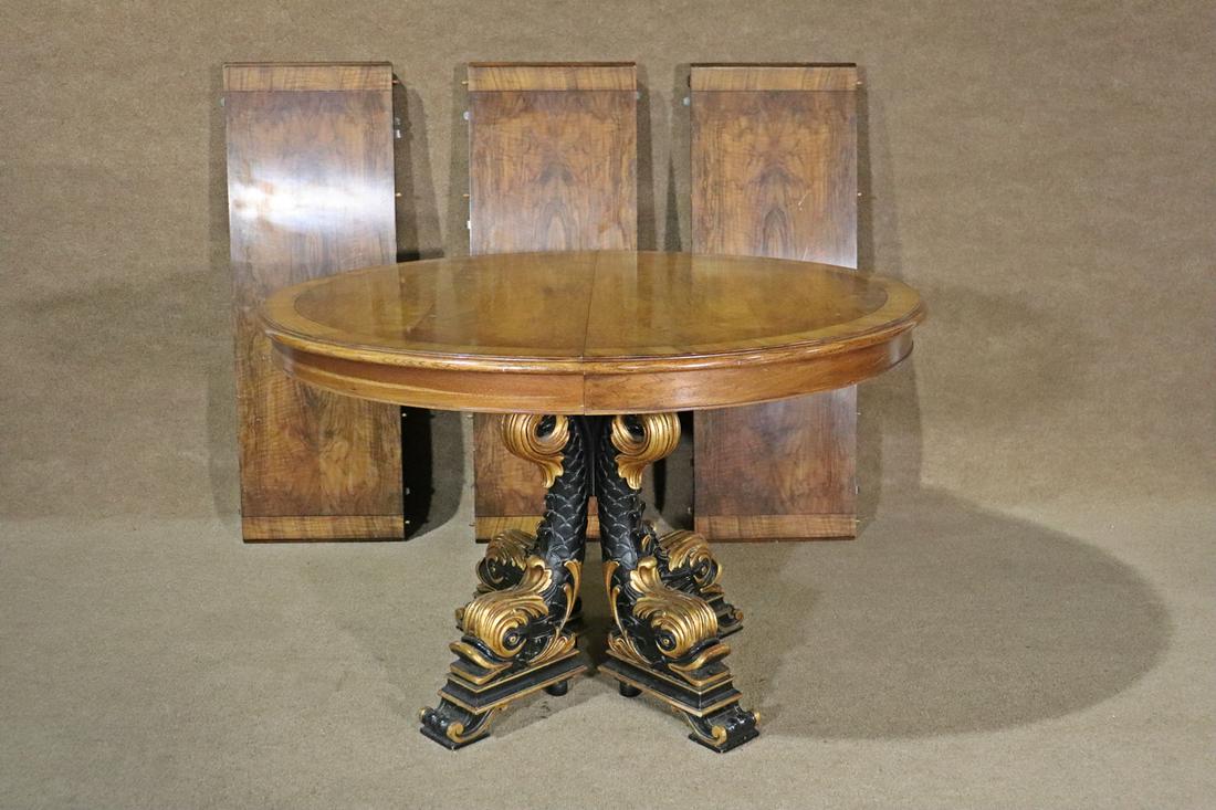 KARGES DOLPHIN BASE DINING TABLE (1 of 13)