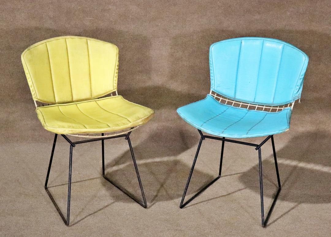 COMPANION PAIR KNOLL BERTOIA SLIPPER CHAIRS (1 of 8)