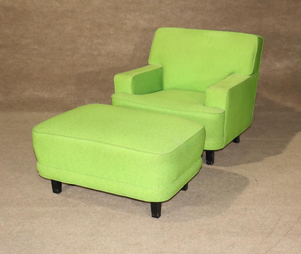 PAUL LASZLO FOR HERMAN MILLER ATTRIBUTED CHAIR & OTTOMAN (1 of 5)