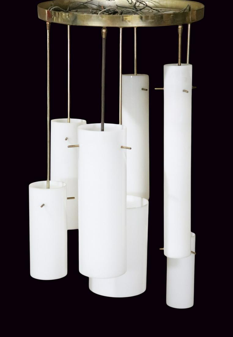 MID CENTURY MODERN CHANDELIER (1 of 7)