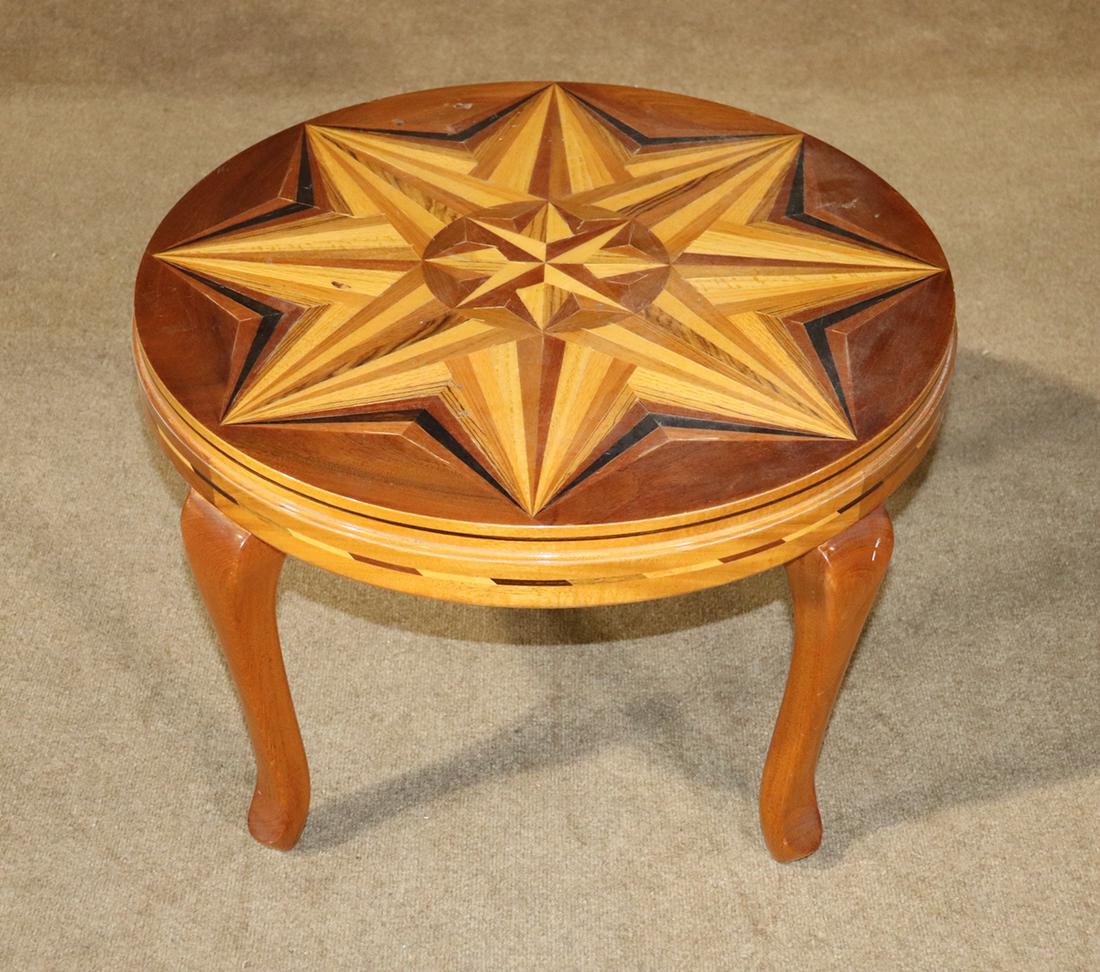 MODERN INLAID END TABLE (1 of 8)