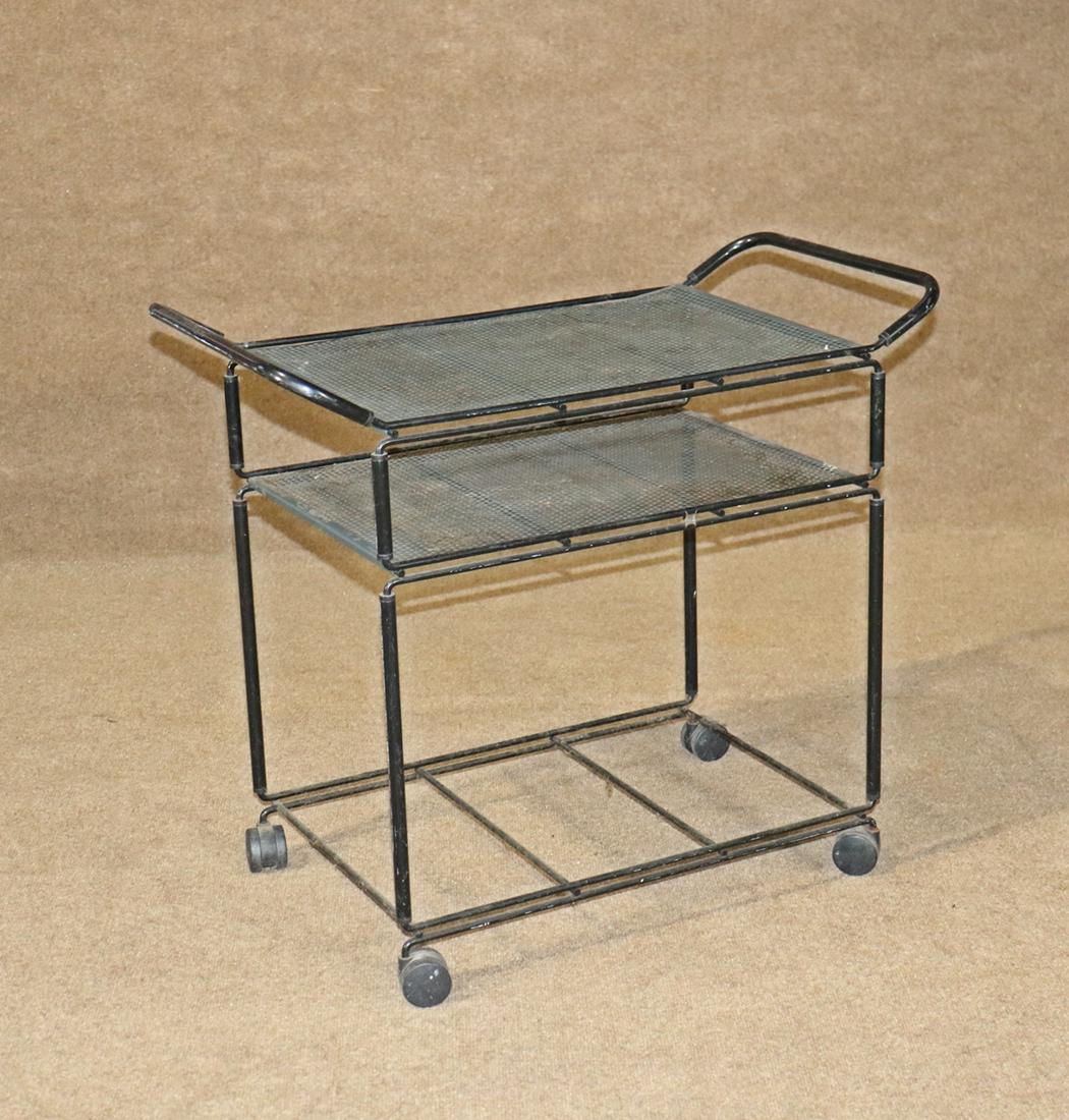 MODERN 2 TIER METAL BAR CART (1 of 7)