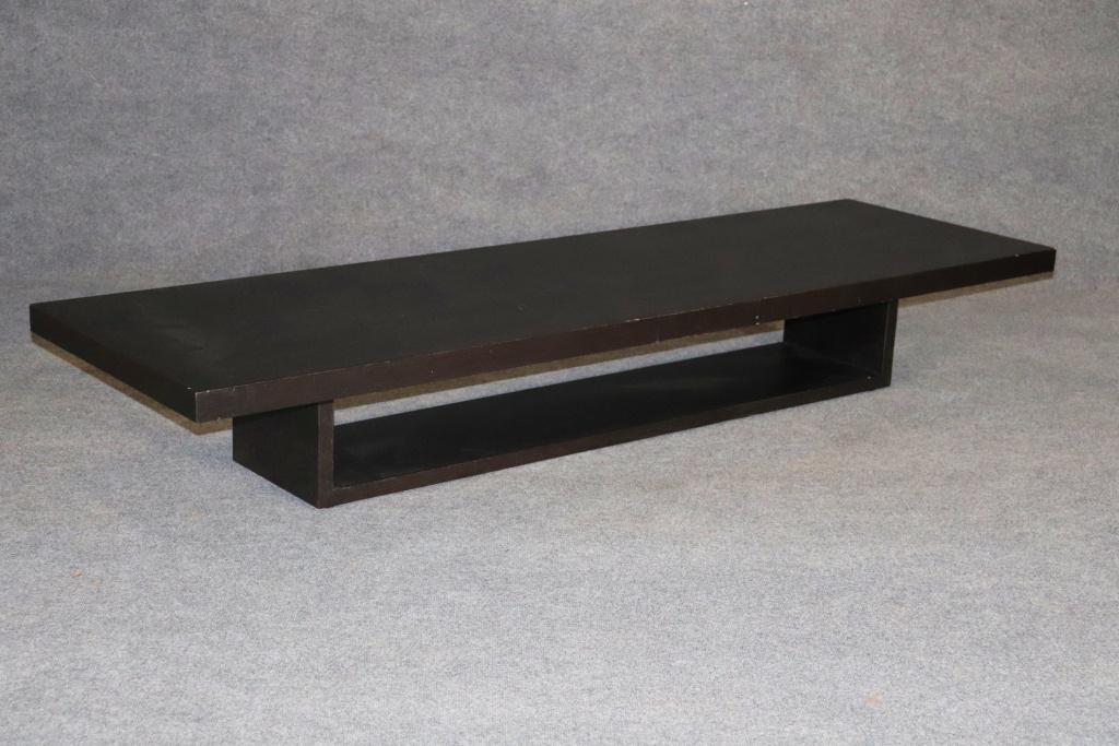 CASSINA EBONIZED OVERSIZED COFFEE TABLE (1 of 8)