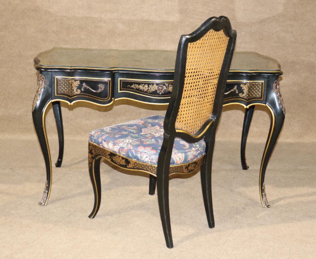 LOUIS XV STYLE DREXEL WRITING DESK & CHAIR (1 of 18)