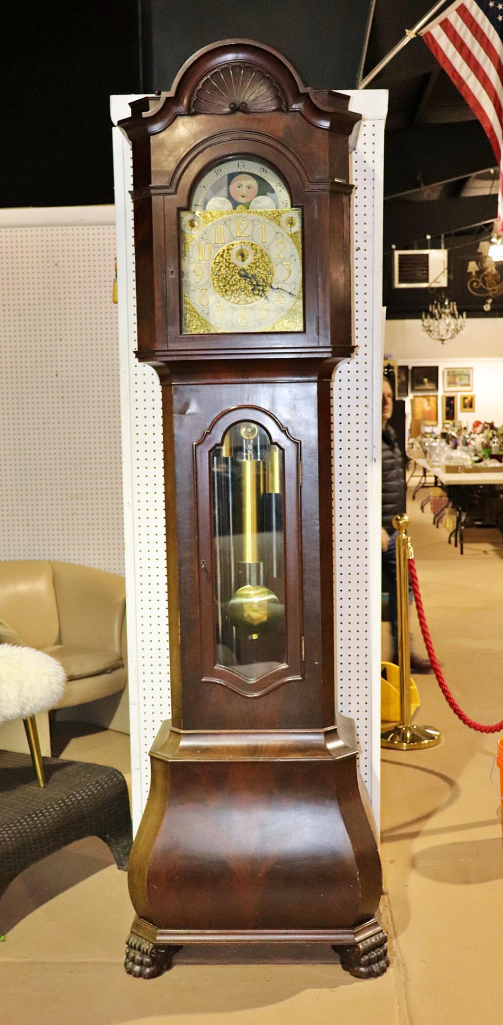 ELLIOT LONDON 9 TUBE GRANDFATHER CLOCK (1 of 17)