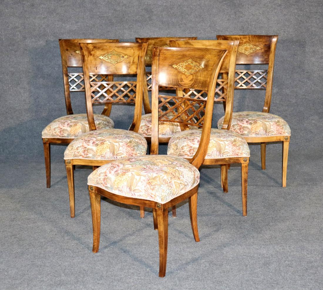 6 BIEDERMEIER STYLE DINING CHAIRS (1 of 11)