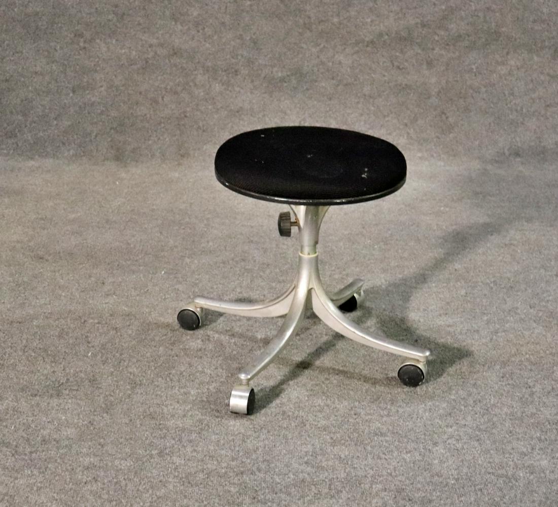 DANISH SWIVEL ADJUSTABLE STOOL (1 of 7)