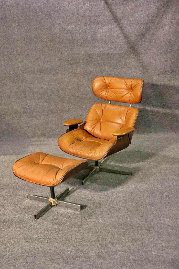 EAMES STYLE CHAIR & OTTOMAN (1 of 11)