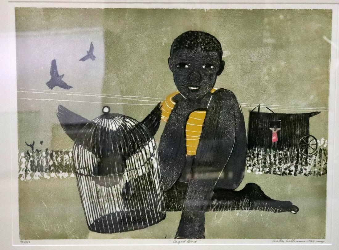 WALTER WILLIAMS "CAGED BIRD" PRINT (1 of 9)