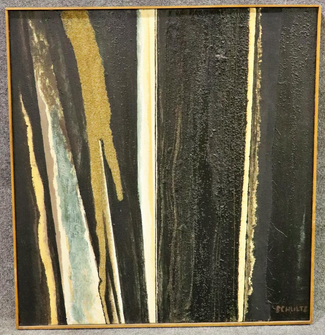 SIGNED SCHULTZ "TIMES SQUARE NO. 1" PAINTING (1 of 7)