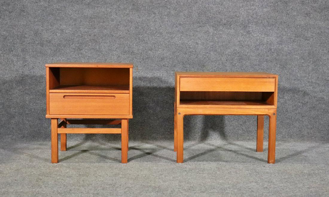 2 DANISH TEAK END TABLES (1 of 11)