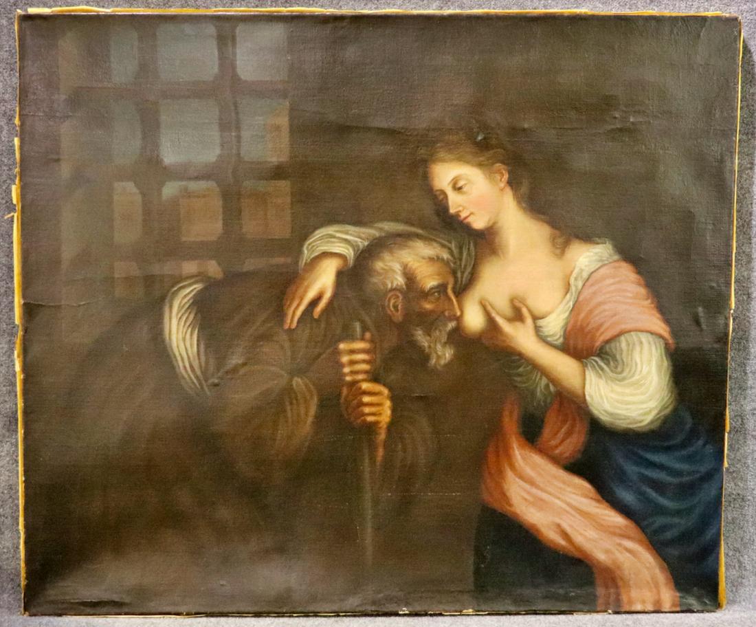 LARGE OLD MASTER STYLE PAINTING (1 of 10)