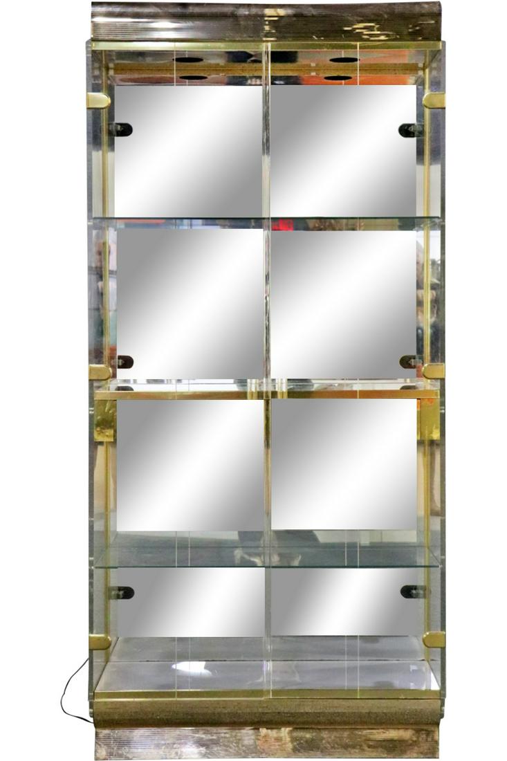 MID CENTURY MODERN LUCITE DISPLAY CABINET (1 of 11)