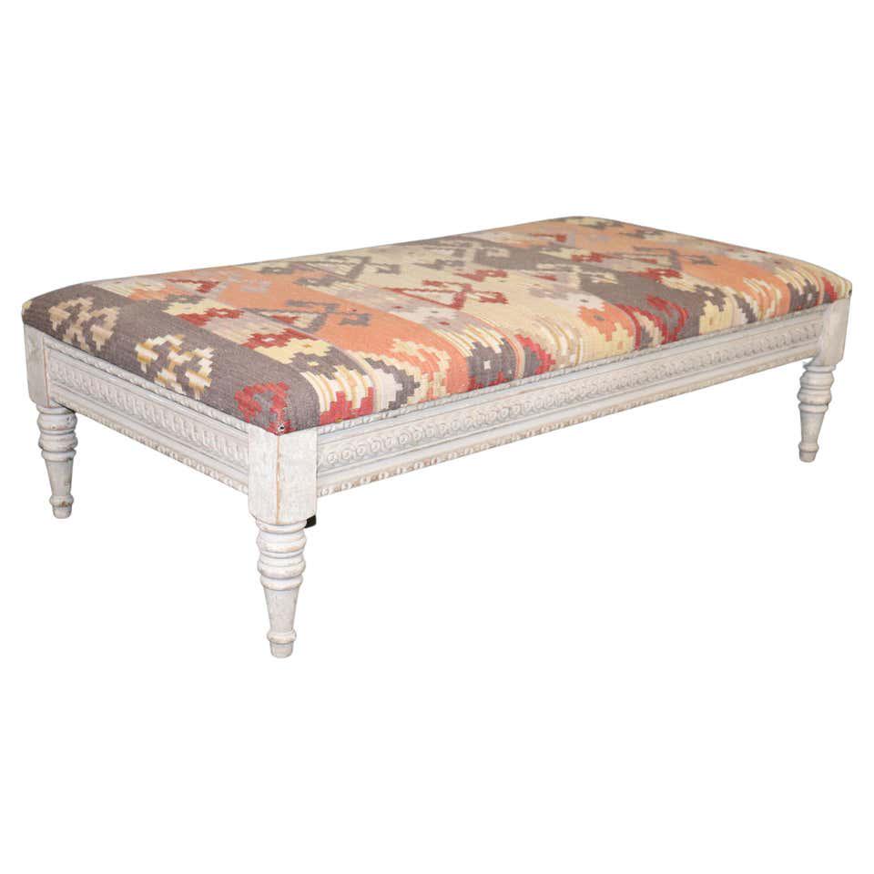 FRENCH DIRECTOIRE STYLE CARVED BENCH (1 of 9)