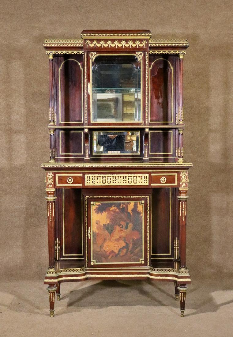 LATE 19TH C LOUIS XVI STYLE CURIO ATTR P. SORMANI (1 of 15)
