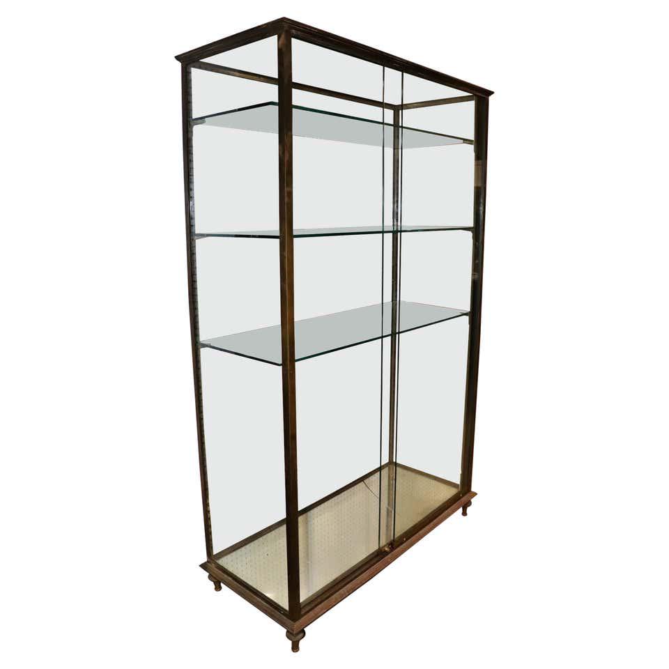 FRENCH DIRECTOIRE STYLE BRONZE VITRINE (1 of 8)