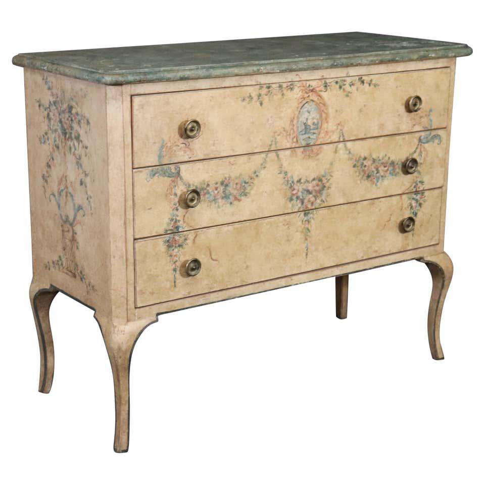 VENETIAN DECORATED COMMODE (1 of 13)