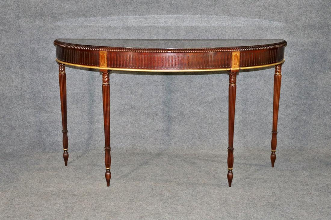 WIDDICOMB DEMILUNE CONSOLE TABLE (1 of 9)