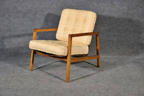 LEWIS BUTLER FOR KNOLL ATTRIBUTED LOUNGE CHAIR: Bentwood frame. Upholstered cushions. 30 1/8" h x 24 1/4" w x 29" d. Seat height 16 3/4".