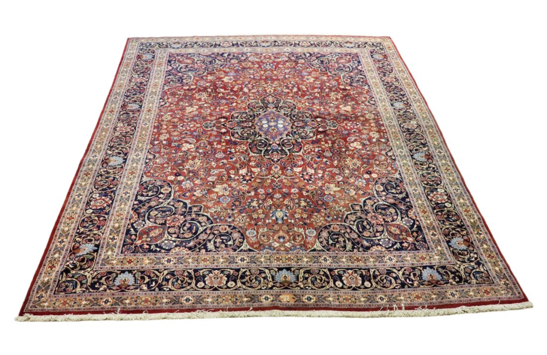 MULTICOLORED ROOM SIZE PERSIAN RUG (1 of 9)