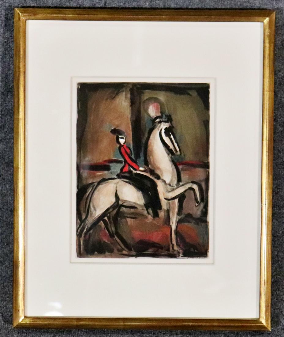 GEORGE ROVAULT "AMAZONE" COLOR AQUATINT (1 of 8)