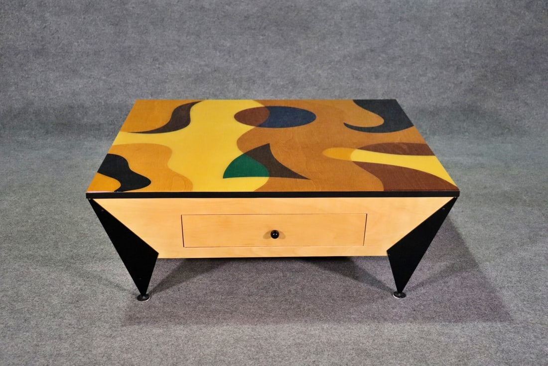 SIGNED BENJAMIN LE DECORATIVE COFFEE TABLE (1 of 8)