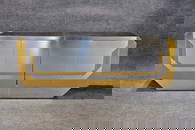 PAUL EVANS STYLE POST MODERN CHROME BRASS & MIRRORED CABINET