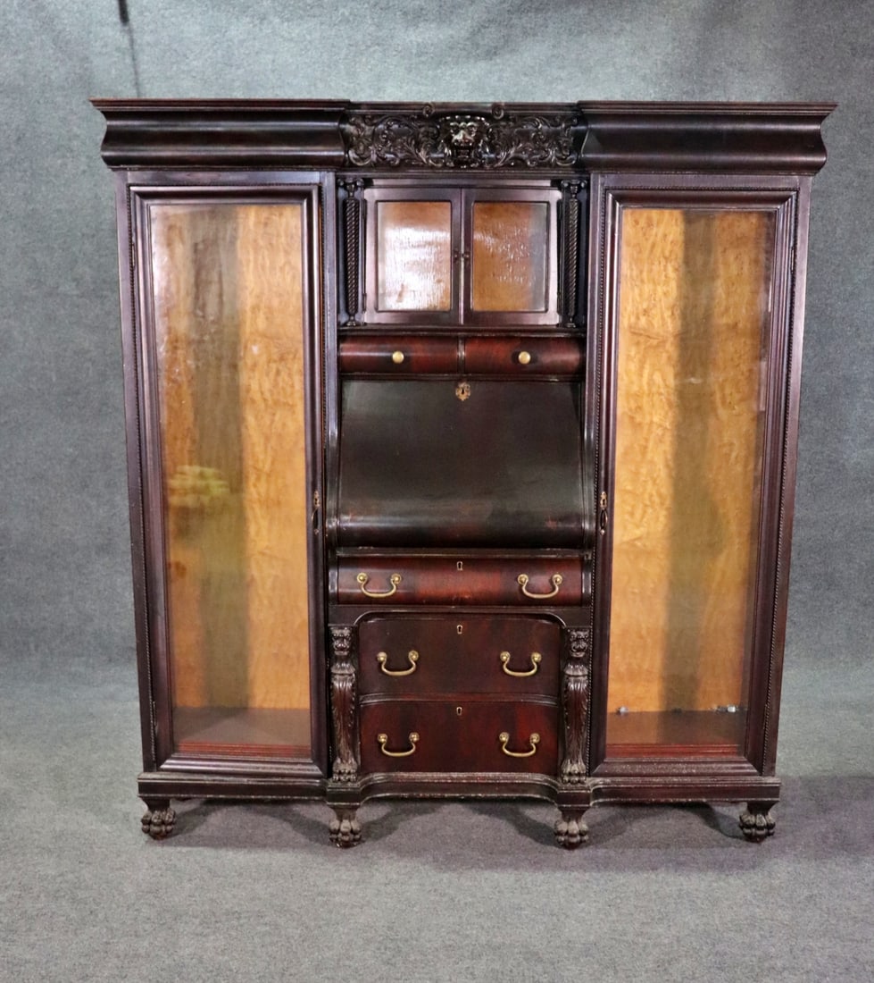 ANTIQUE SIDE BY SIDE DESK (1 of 18)