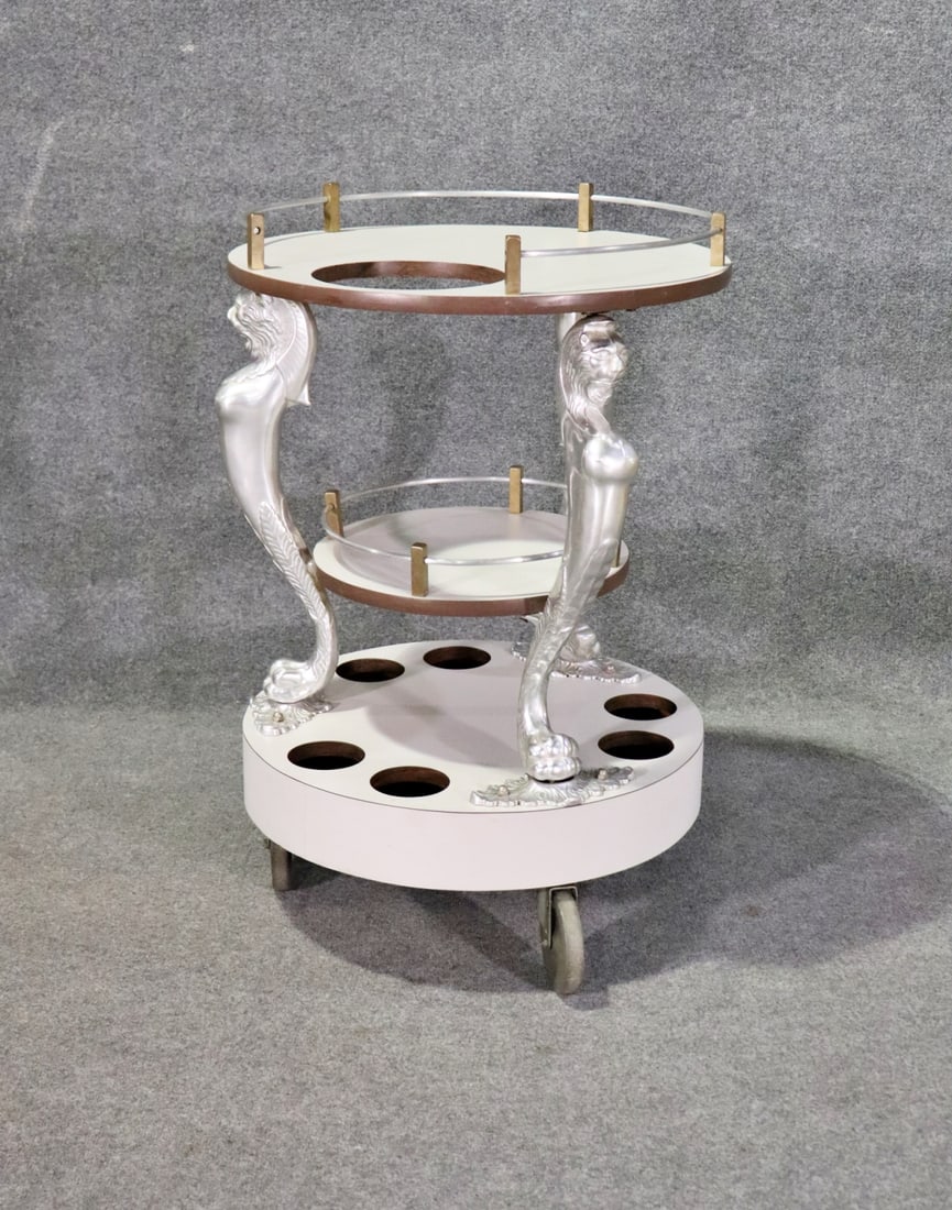 FIGURAL POST MODERN BAR CART (1 of 11)