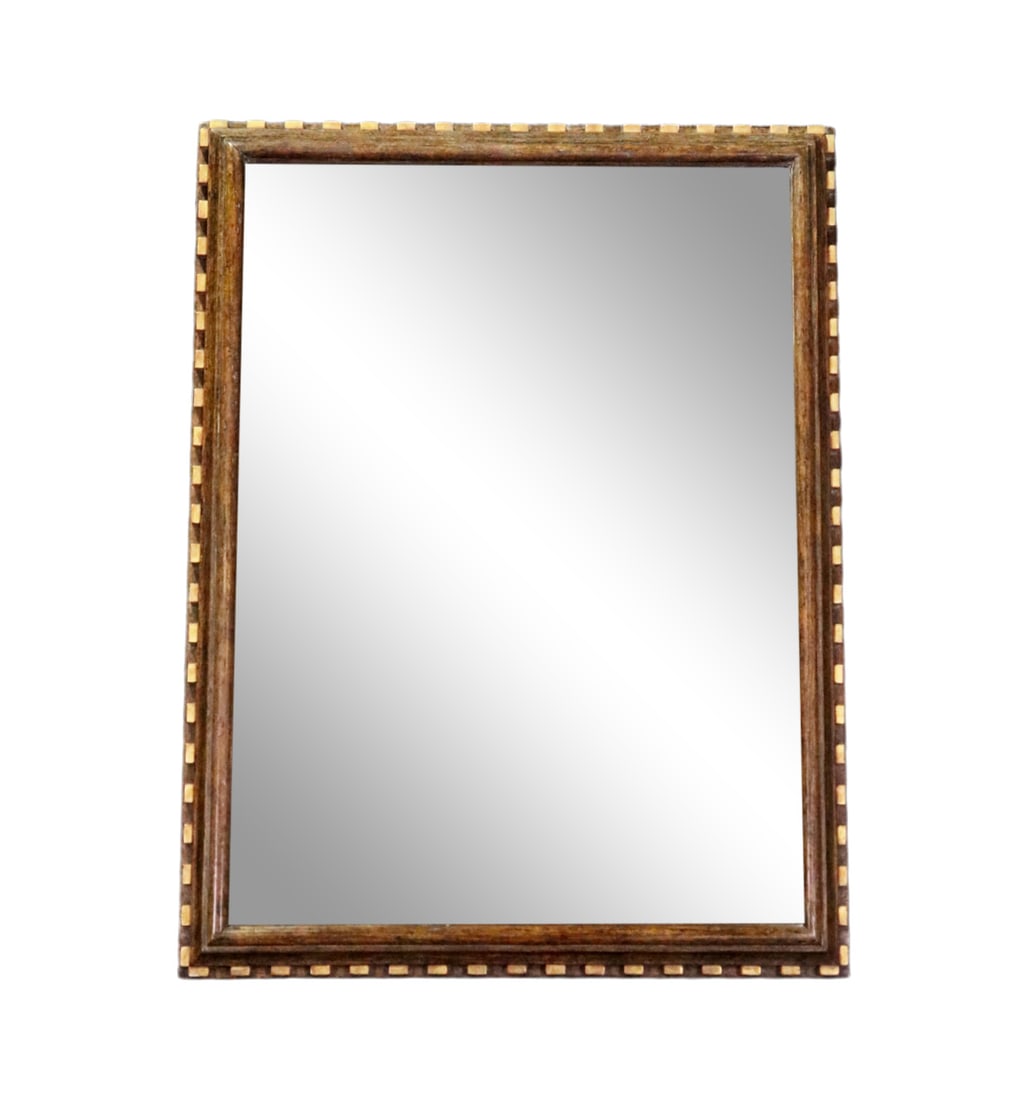 LARGE VINTAGE WALL HANGING MIRROR (1 of 9)