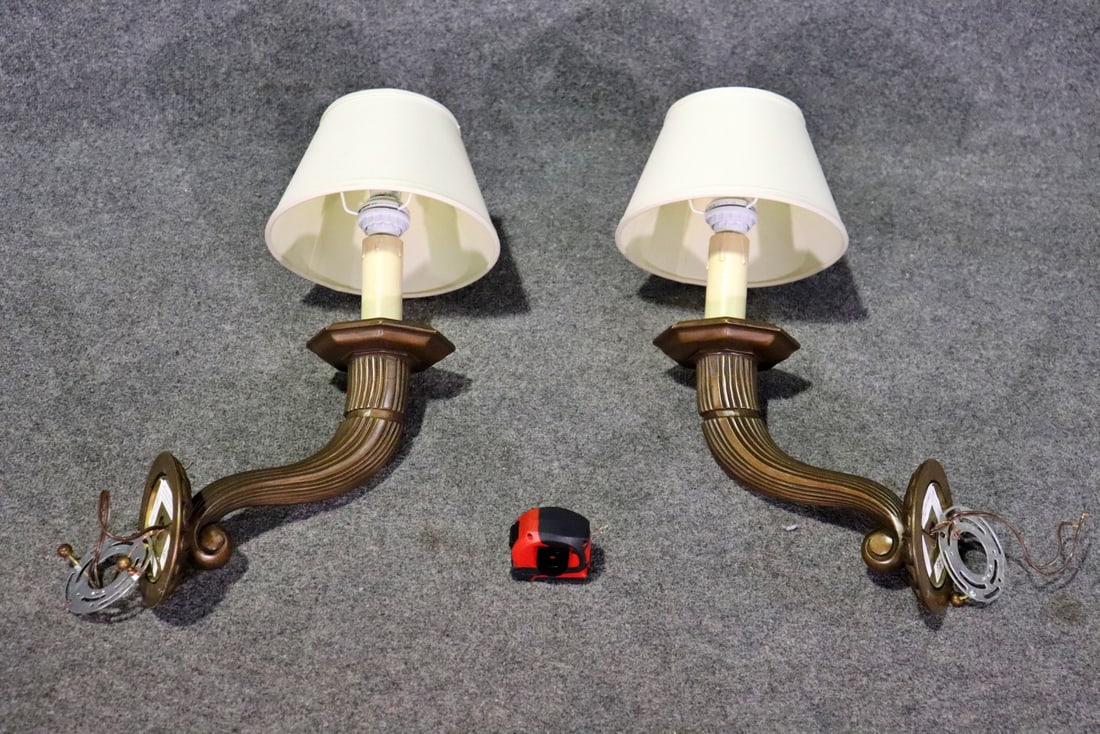 PAIR OF NEOCLASSICAL STYLE WALL SCONCES (1 of 7)