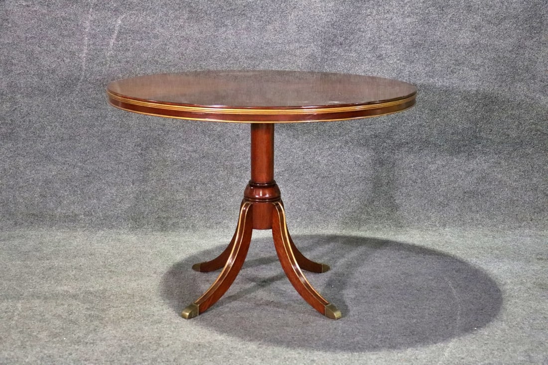 MARK DAVID REGENCY STYLE PEDESTAL TABLE (1 of 10)