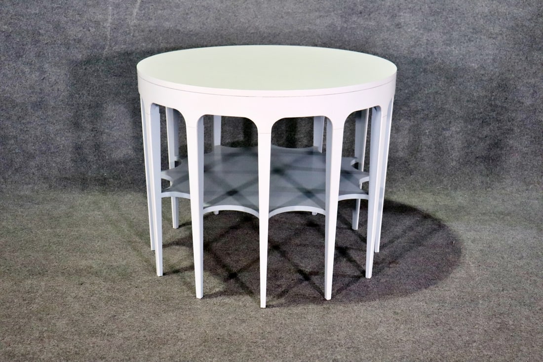 MID CENTURY MODERN TWO TONED CENTER TABLE (1 of 6)