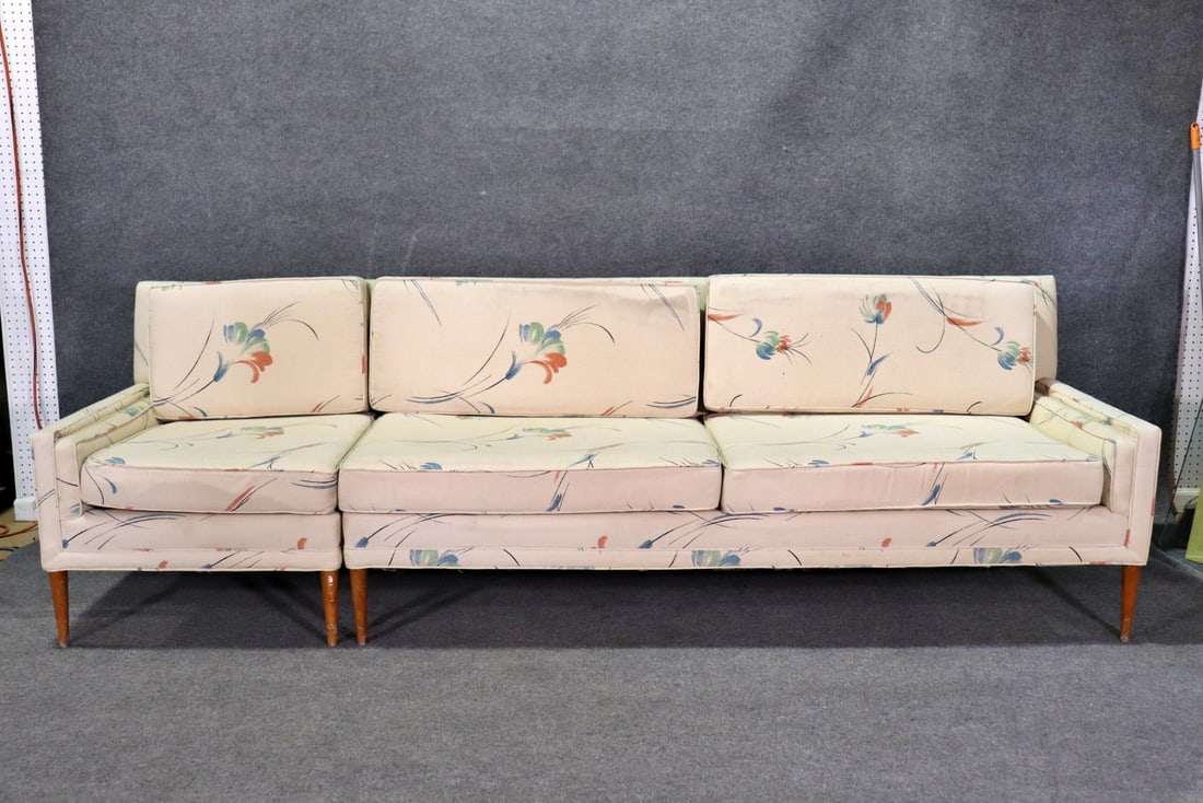 ROBSJOHN GIBBINGS FOR WIDDICOMB TWO PIECE SOFA (1 of 13)