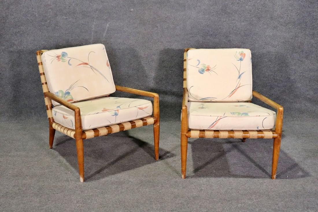 PAIR ROBSJOHN GIBBINGS FOR WIDDICOMB ARM CHAIRS (1 of 12)
