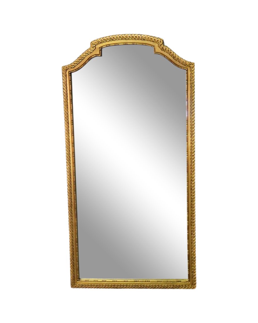 WILLIAM SWITZER & ASSOCIATES CARVED GILT HANGING WALL MIRROR (1 of 6)