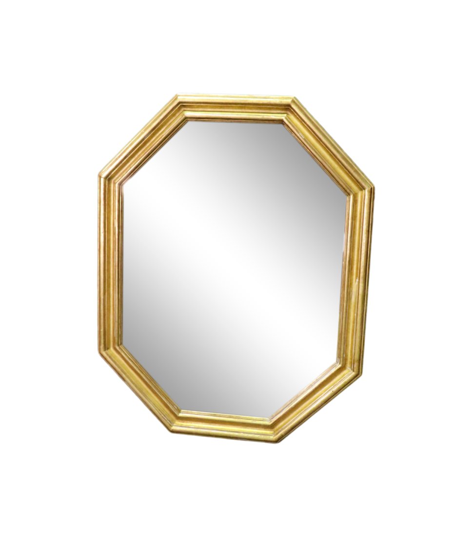 GILT WALL HANGING MIRROR (1 of 6)