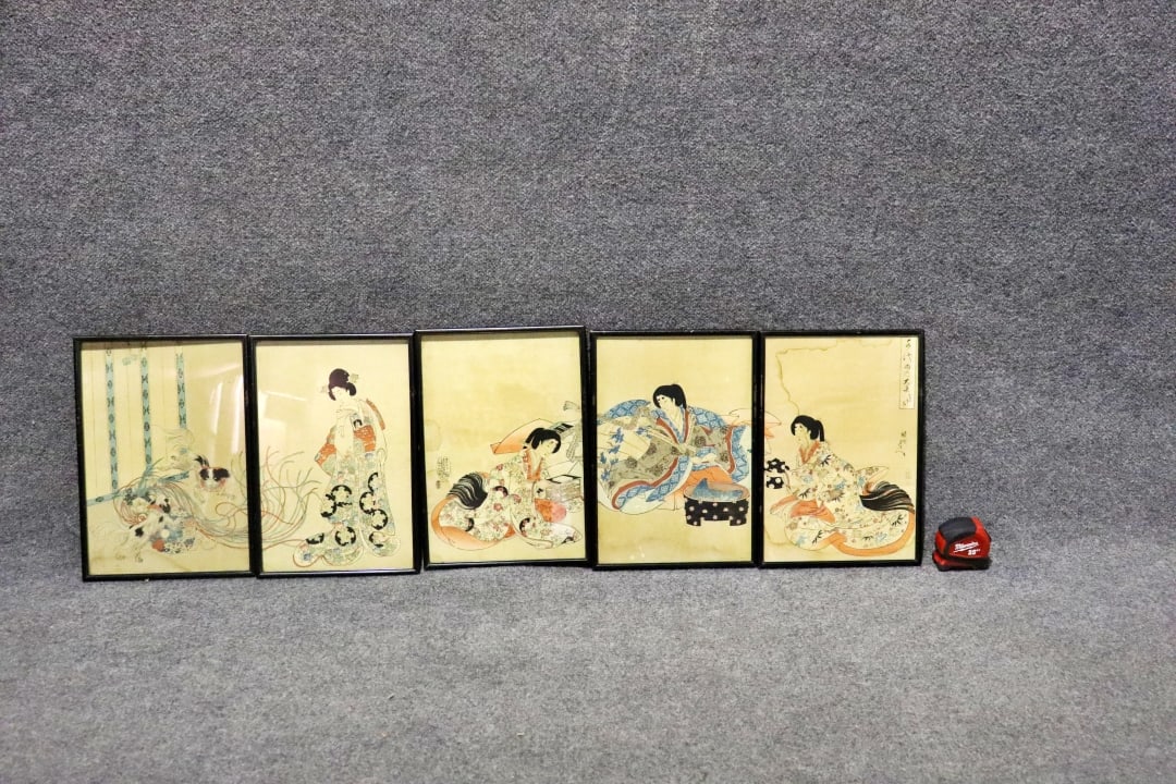 5 SIGNED ASIAN PRINTS (1 of 20)