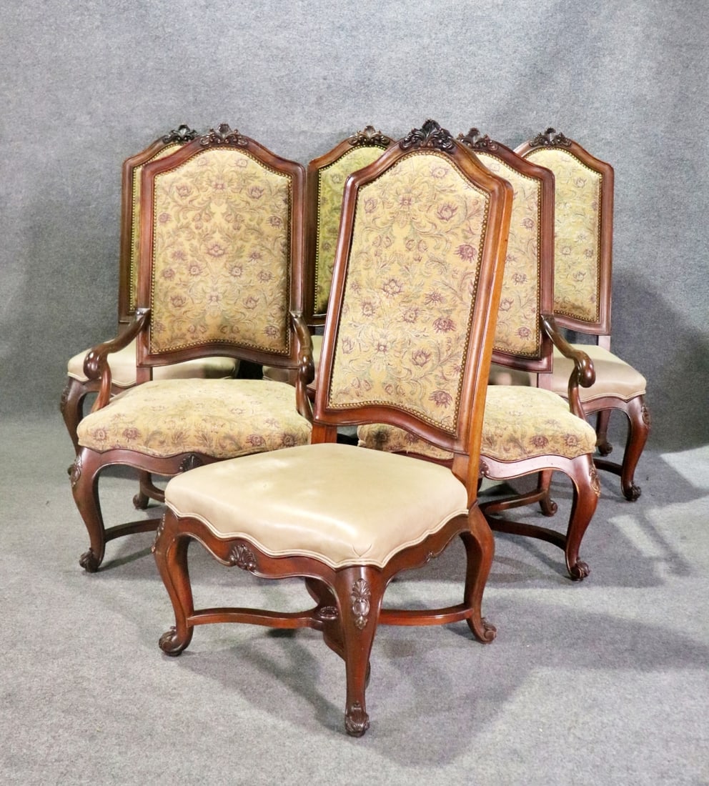 6 HENREDON TALL BACK DINING CHAIRS (1 of 17)