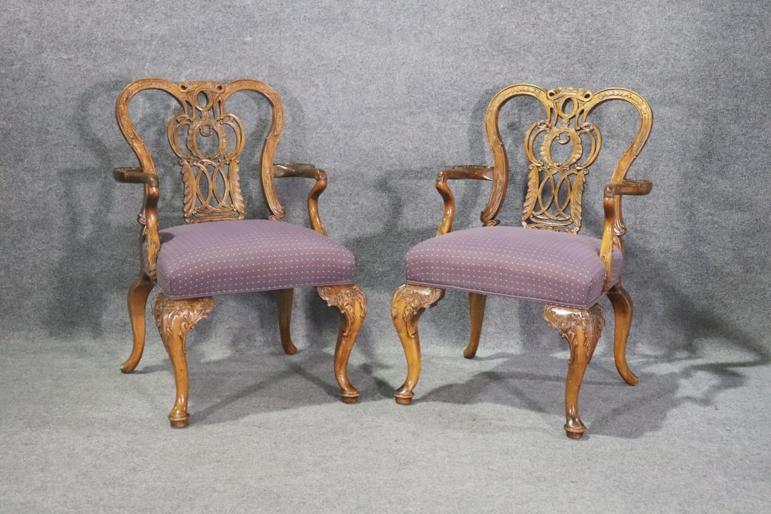 PR. OSCAR DE LA RENTA FOR CENTURY FURNITURE ARM CHAIRS (1 of 10)