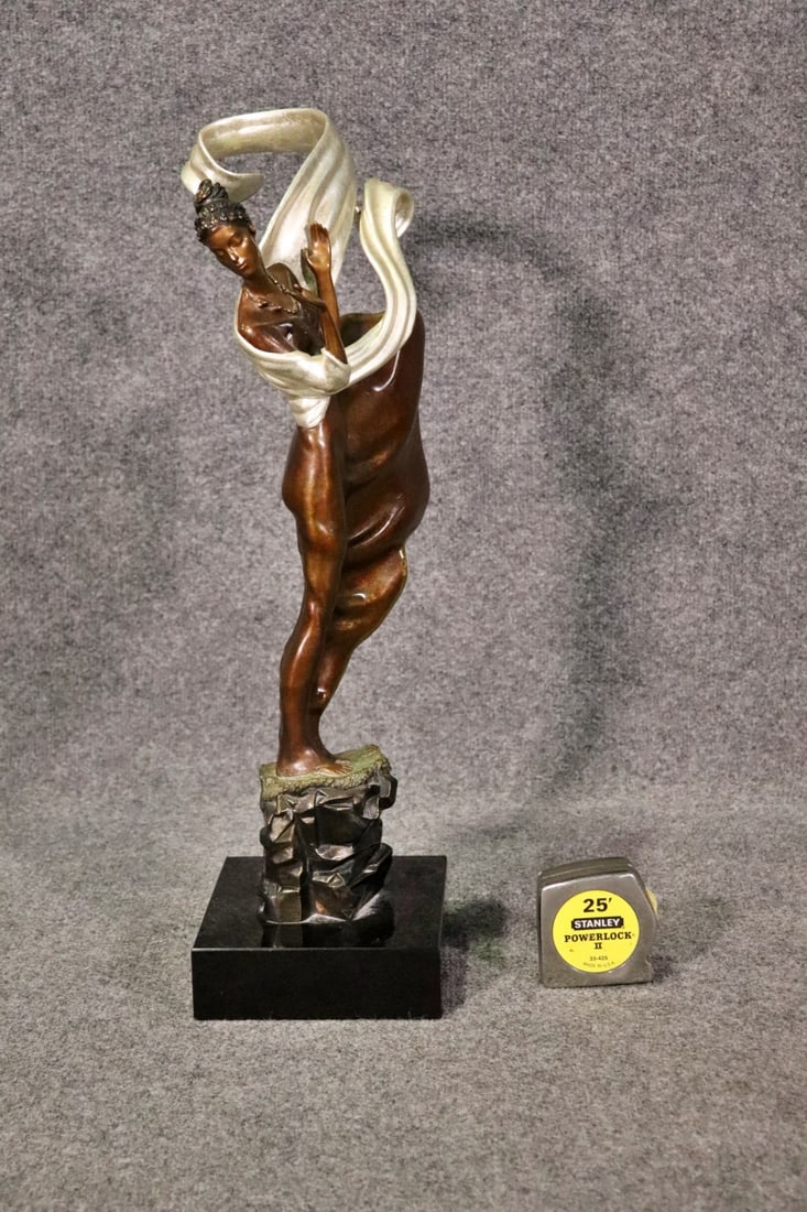 ERTE BRONZE SCULPTURE SUMMER BREEZE (1 of 9)