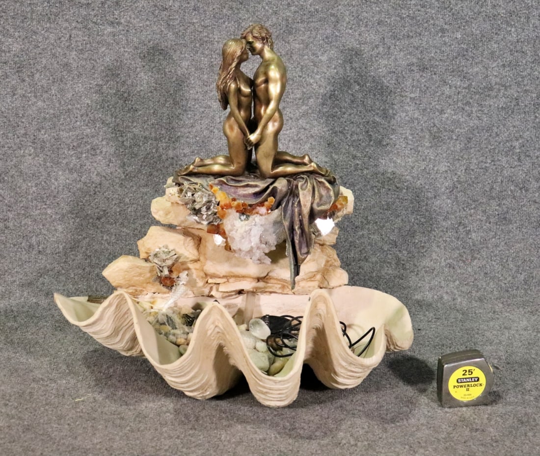 MANUEL VIDAL BRONZE LOVERS ON ROCKS FOUNTAIN (1 of 12)