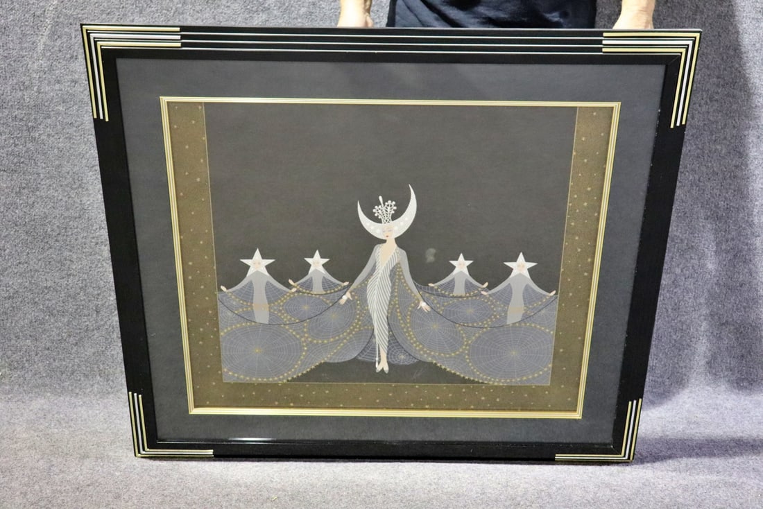 ERTE FOIL ART "QUEEN OF THE NIGHT" PRINT (1 of 7)