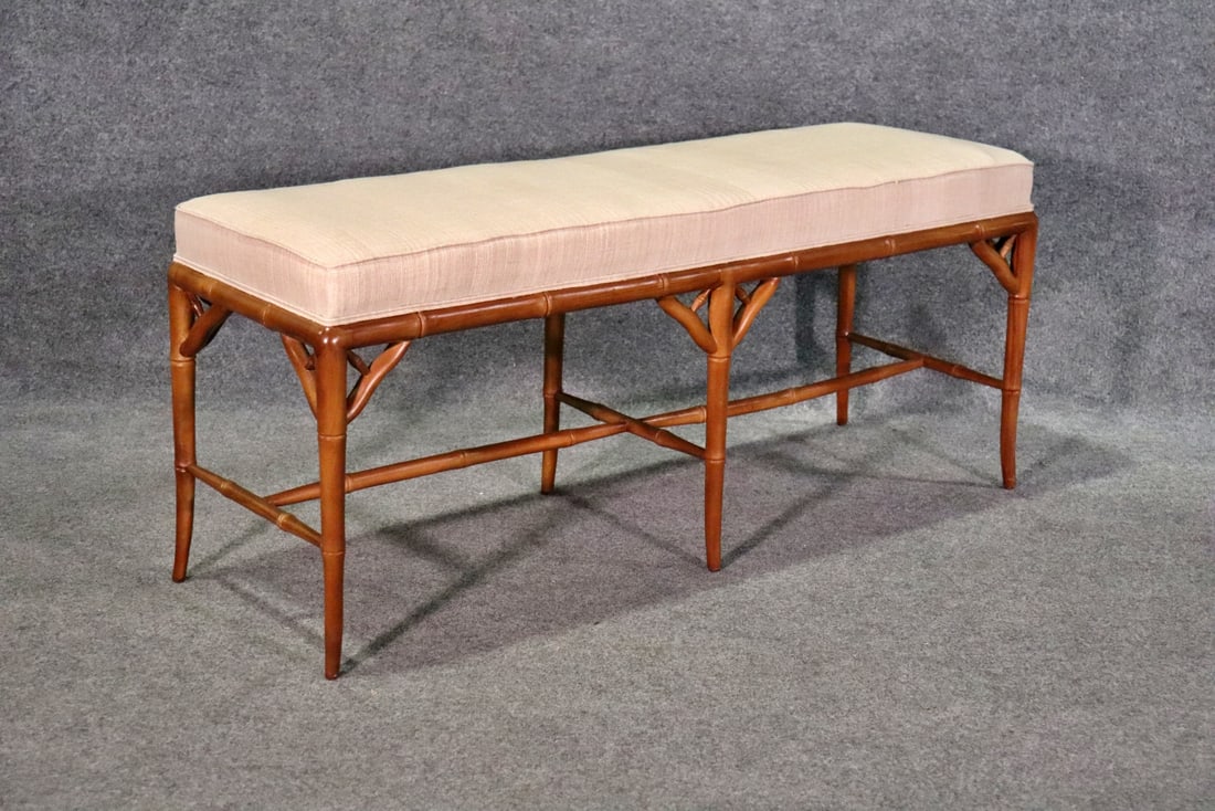 FAUX BAMBOO WINDOW BENCH (1 of 8)