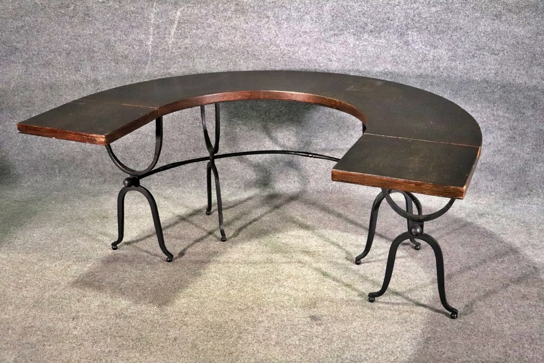 TOMMI PARZINGER STYLE IRON BASE DESK (1 of 15)