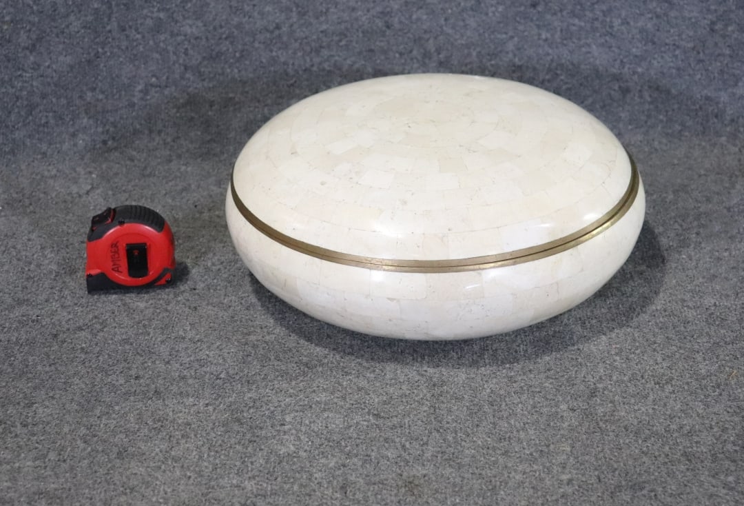 TESSELLATED KARL SPRINGER DECO STORAGE BOX (1 of 12)