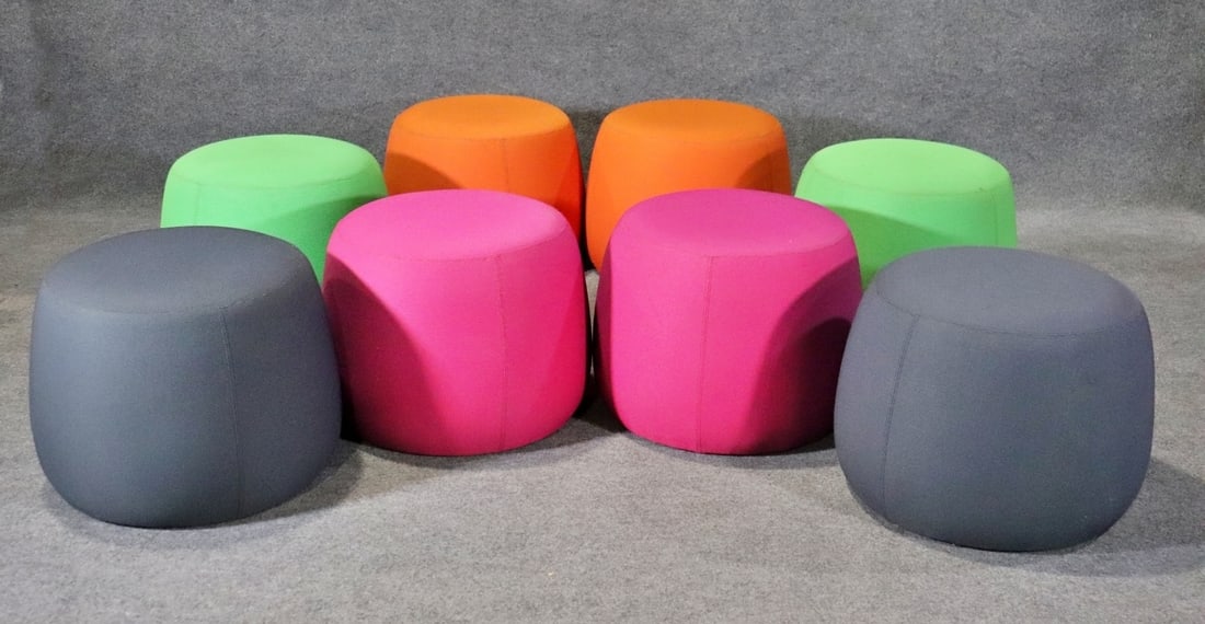 8 "APEL" OTTOMANS BY BERNHARDT (1 of 9)