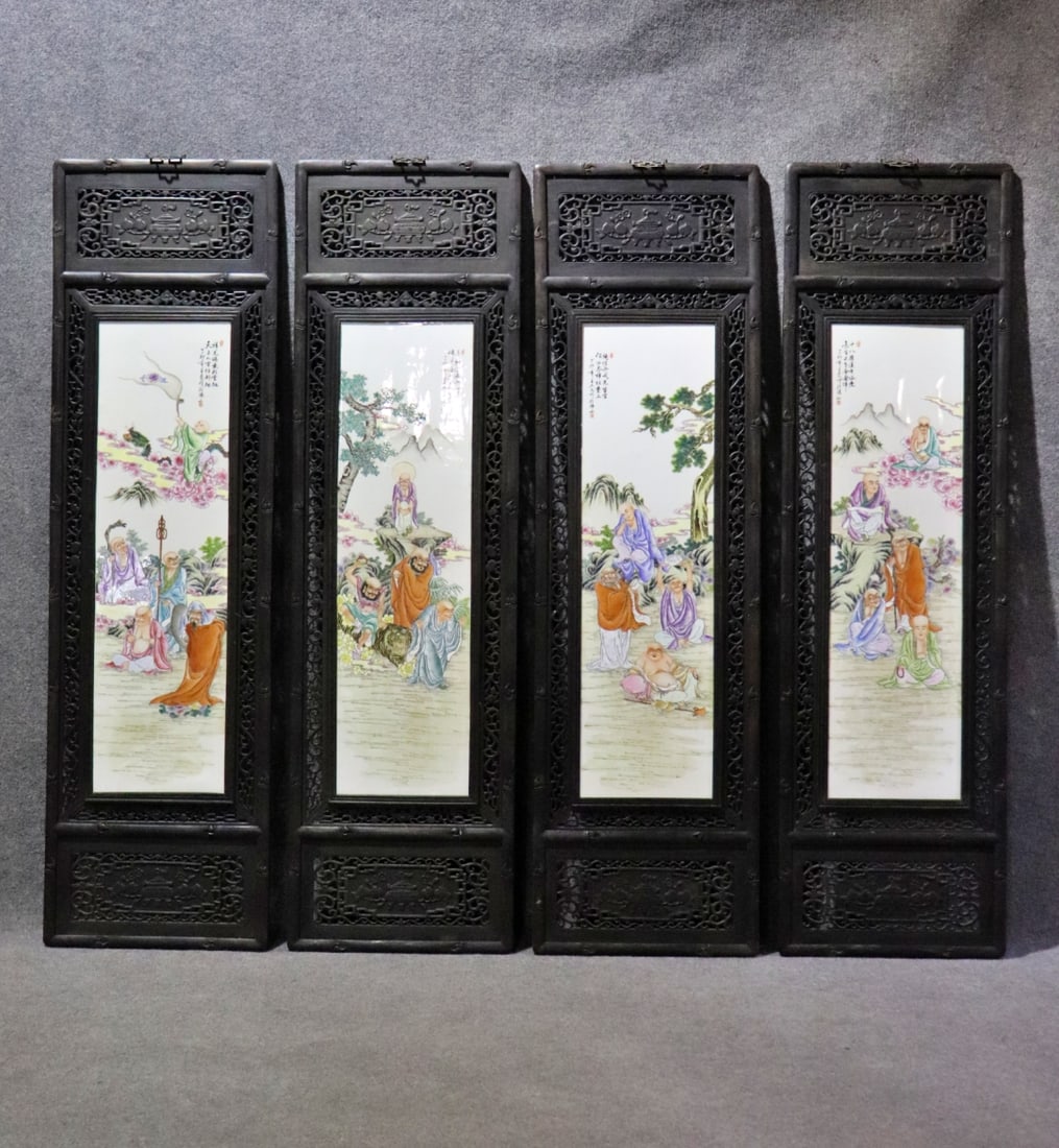 4 ASIAN PANELS (1 of 13)