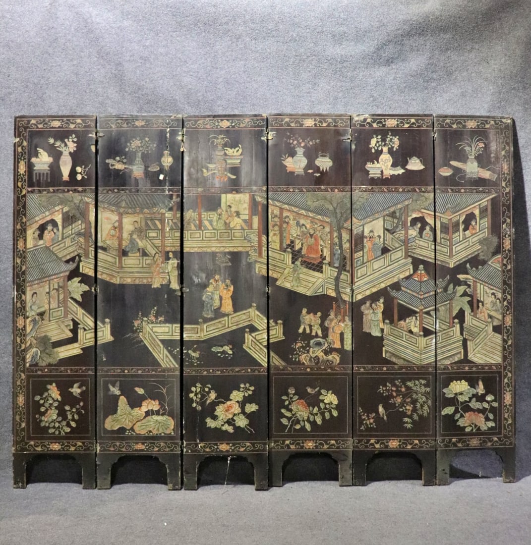 6 PANEL ASIAN SCREEN (1 of 15)